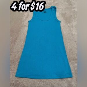 Blue Star Ribbed Tank Top Sz M Like New 4/$16